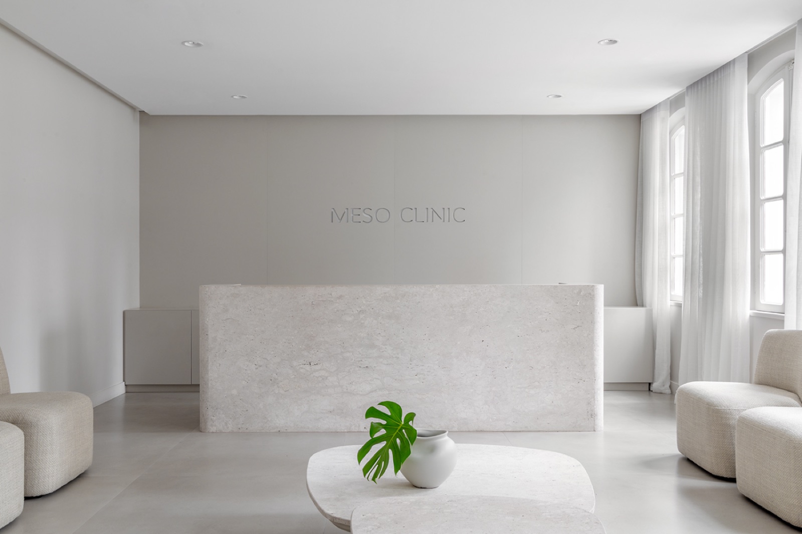 Recepção da Meso Clinic